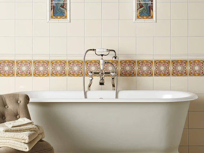 Wandtegels Wit GKT9000 Field Tiles Vintage White 15.2 X 15.2 X 0.7 | 896-838 | Jan Groen Tegels